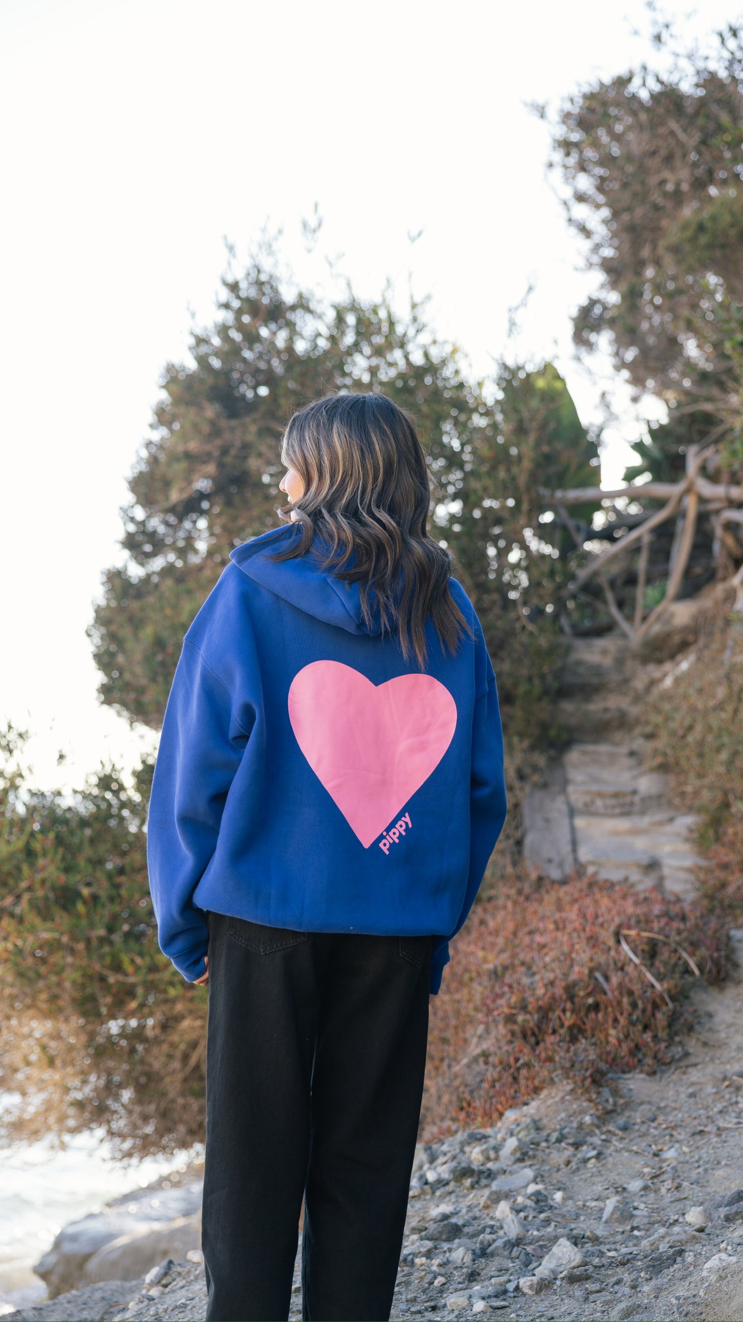 Love You Most Hoodie - Blue