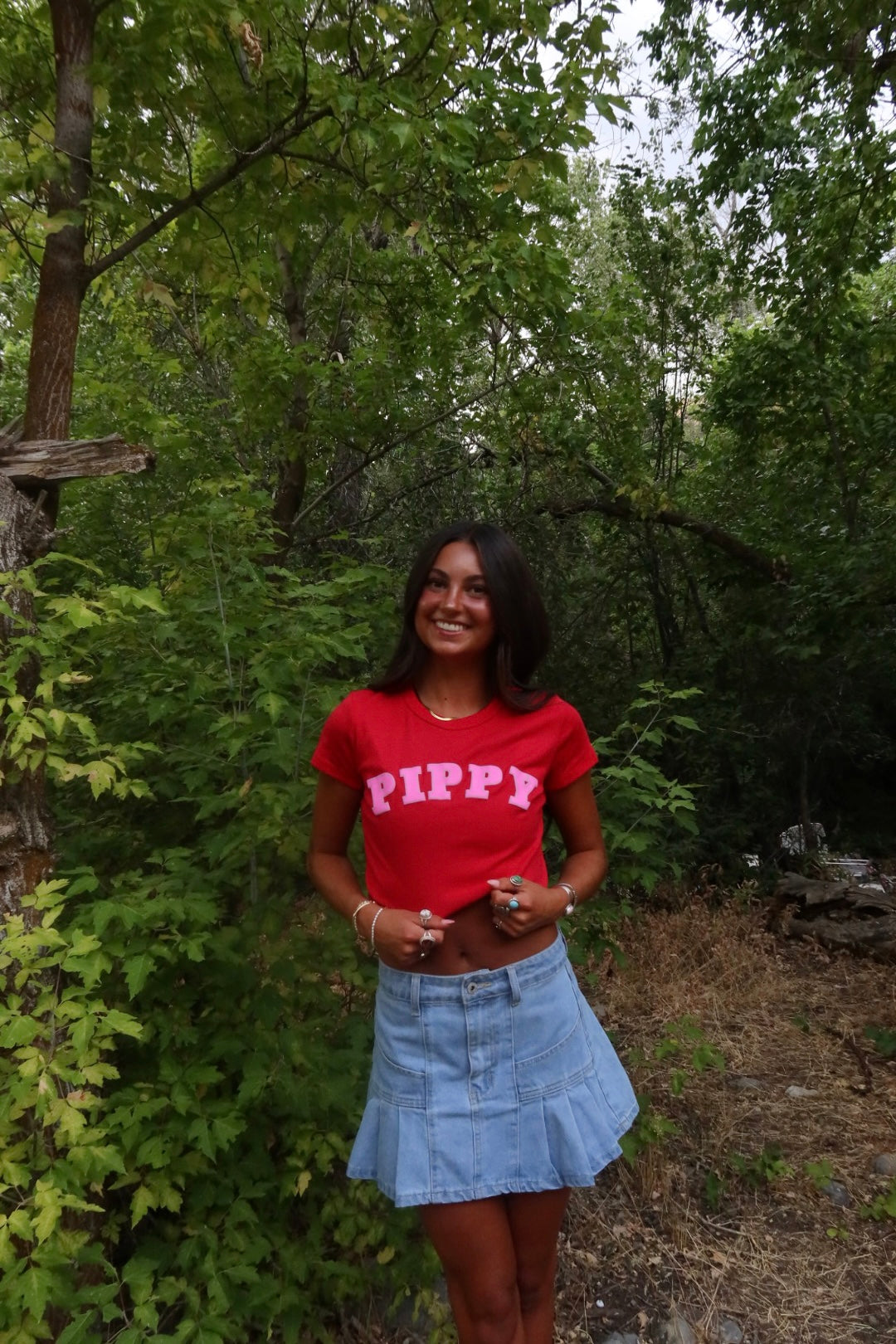 Pippy Mini Tee - Red
