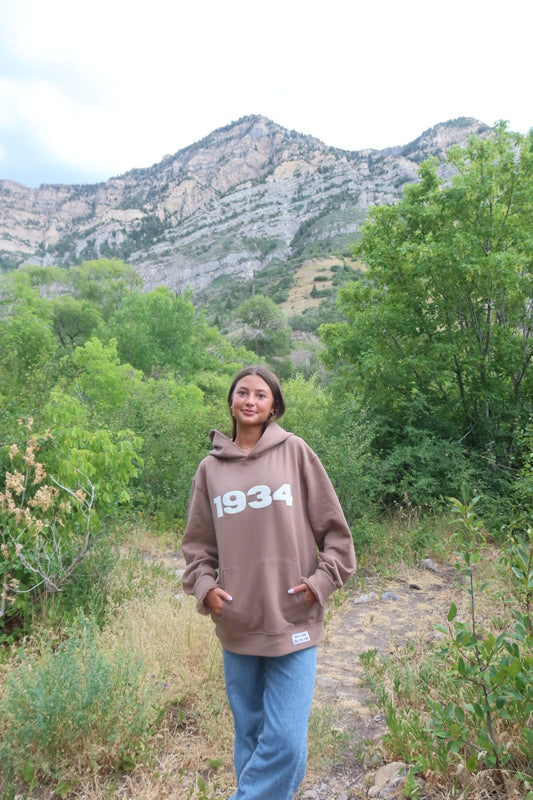 1934 Hoodie - Vintage Brown