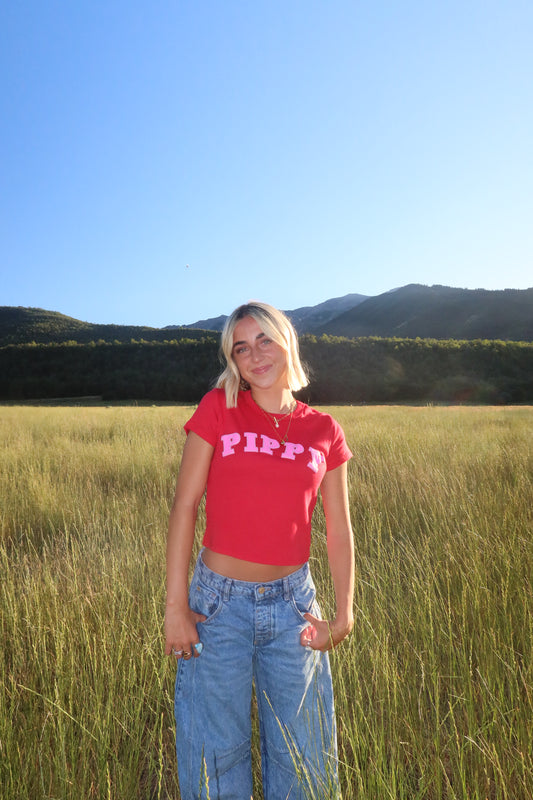 Pippy Mini Tee - Red